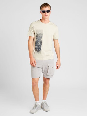 BOSS T-Shirt 'Metropolitan' in Beige