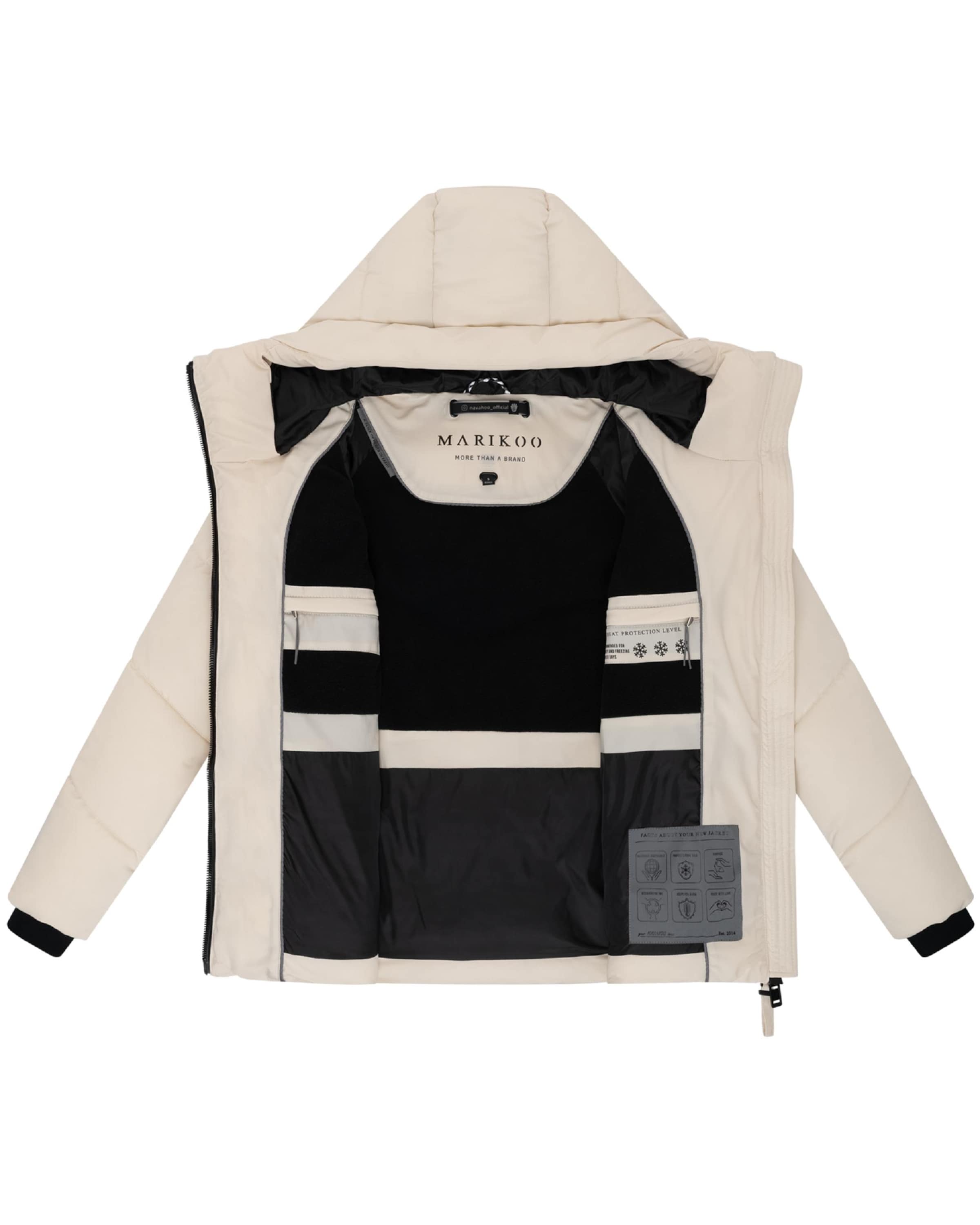 bēšs MARIKOO Ziemas jaka 'Kwamee 16'
