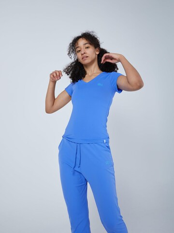 SPORTKIND Functioneel shirt 'V-Neck' in Blauw