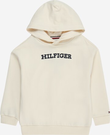 TOMMY HILFIGER Sweatshirt i beige: framsida