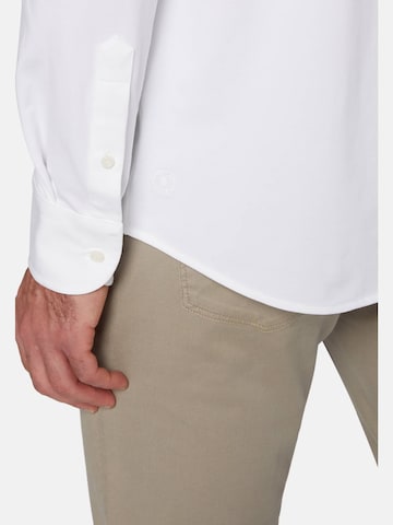 Boggi Milano Regular Fit Hemd in Weiß
