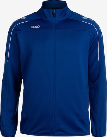 JAKO Trainingsjack in Blauw: voorkant