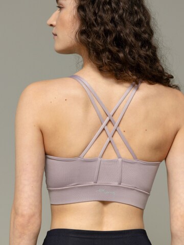 Bustier Soutien-gorge de sport 'Criss Cross' Hey Honey en rose