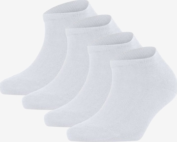 Chaussettes FALKE en blanc : devant