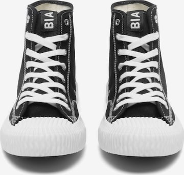 Bianco Sneakers hoog in Zwart