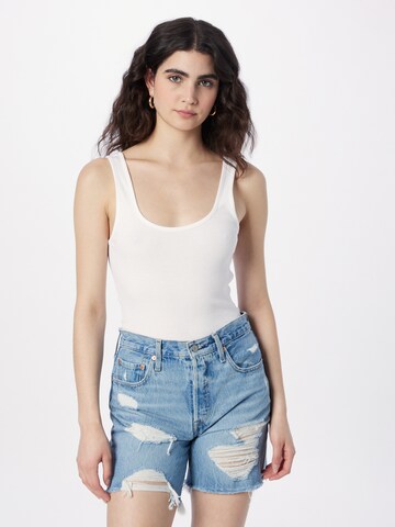 LEVI'S ® Top 'Essential Rib Tank' w kolorze biały: przód