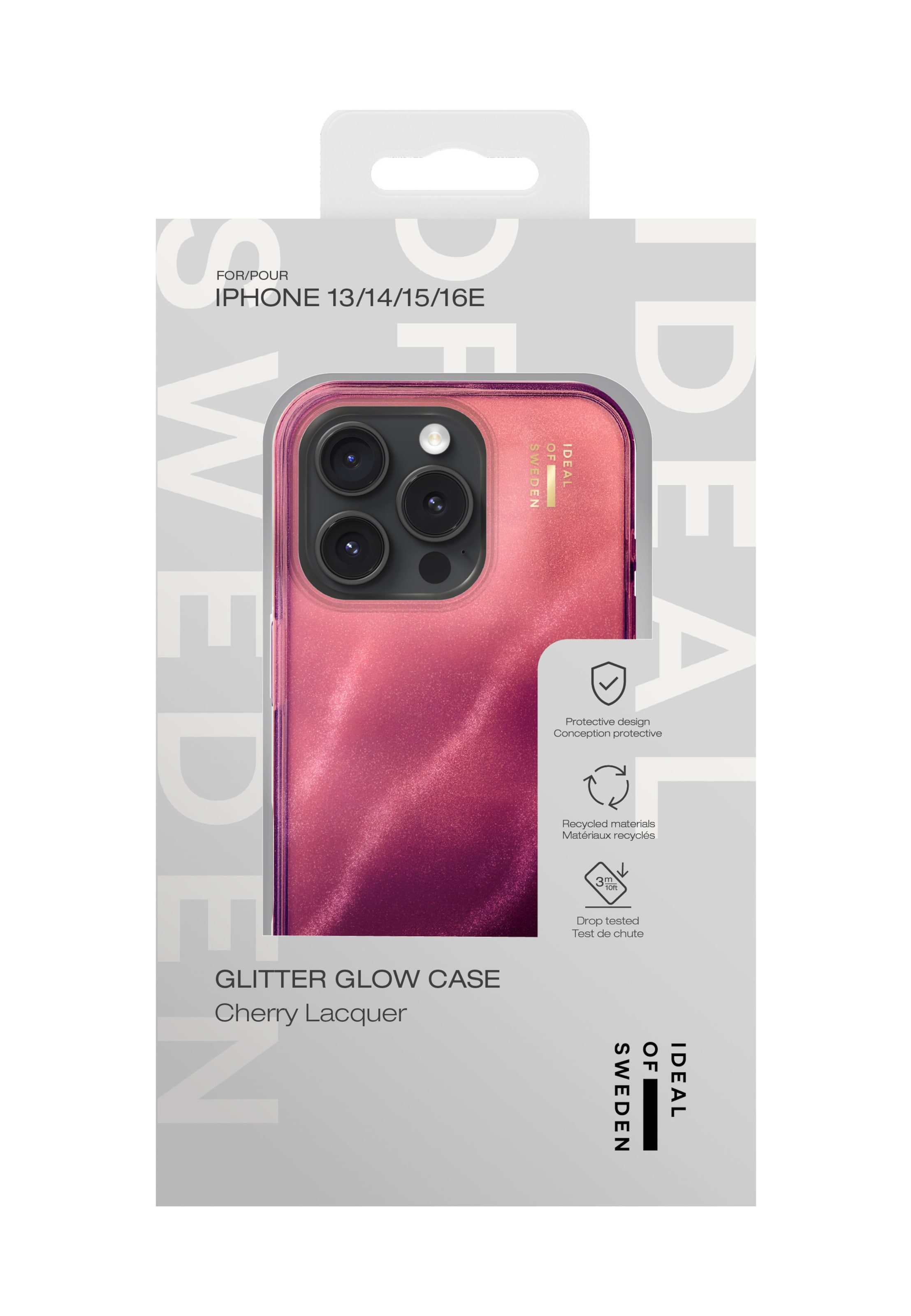 Custodia per smartphone 'iPhone 13 / 14 / 15 / 16e' di iDeal of Sweden in rosso