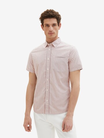 rožinė TOM TAILOR Standartinis modelis Marškiniai: priekis