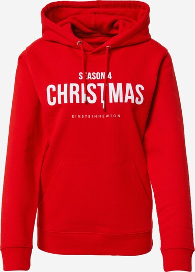 EINSTEIN & NEWTON Sweater majica 'Christmas' u crvena / bijela, Pregled proizvoda