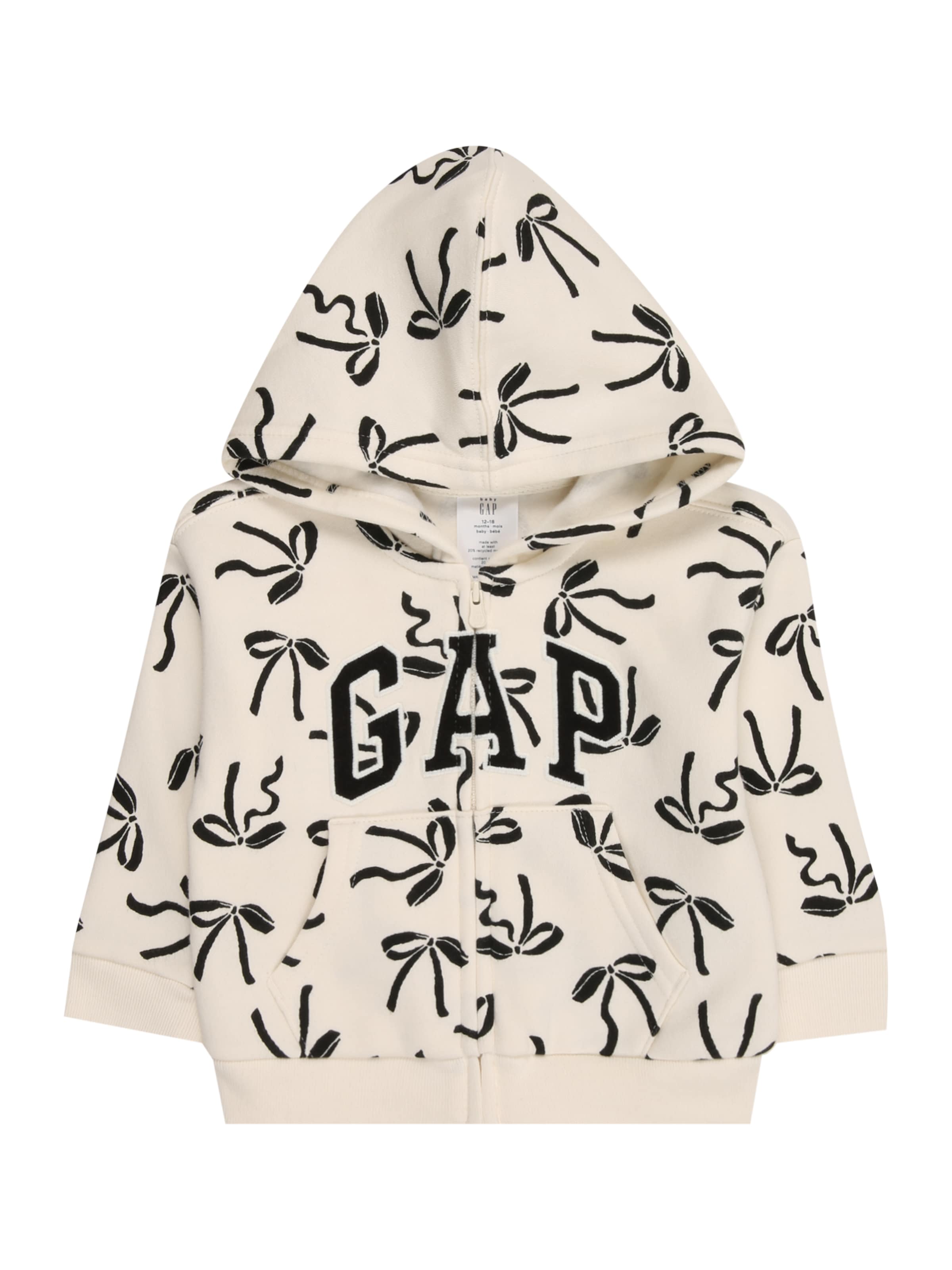 GAP Tepláková bunda - Béžová: predná strana