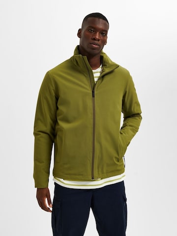 SELECTED HOMME Between-Season Jacket 'Atlanta' in Green: front