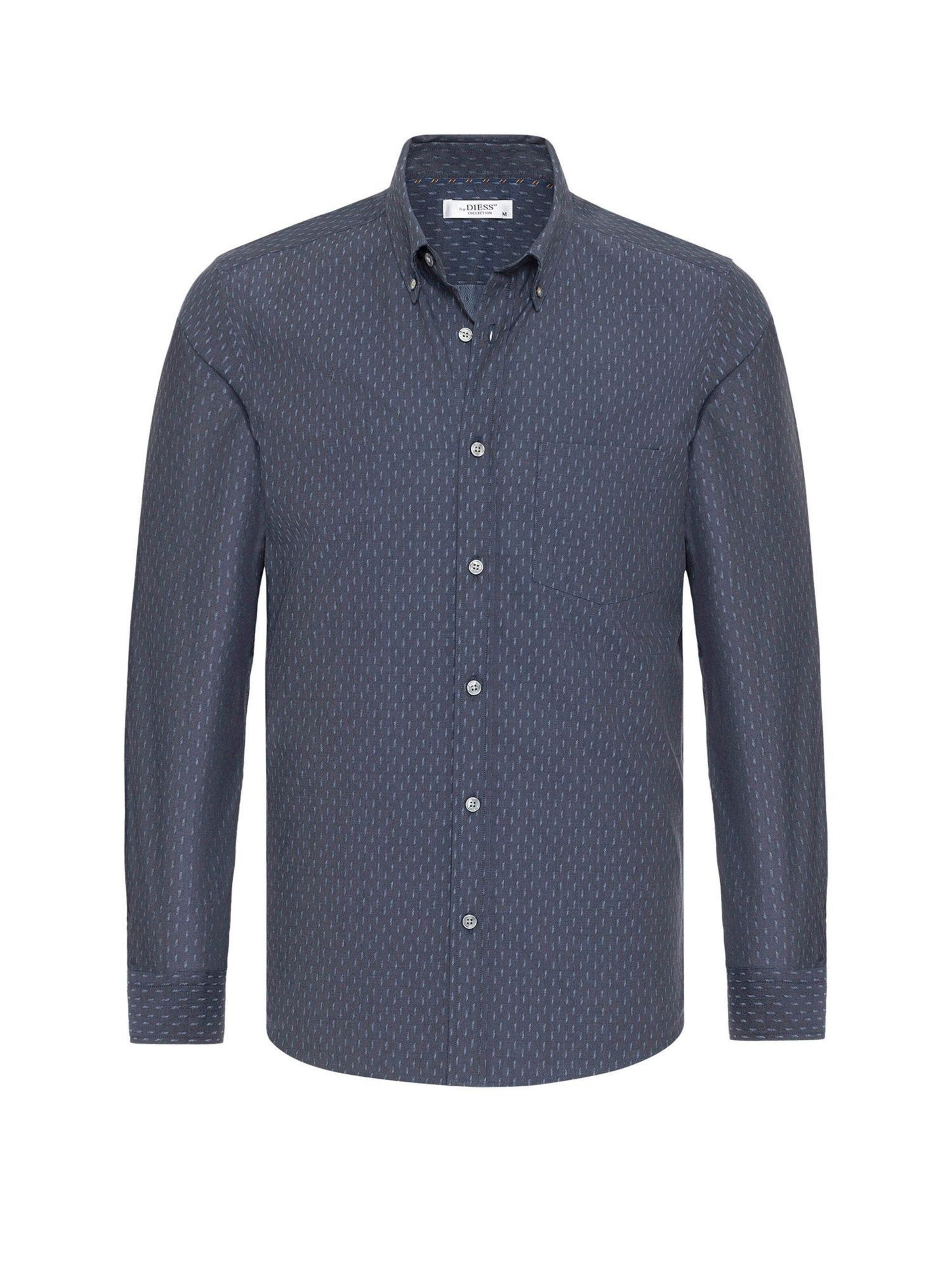 By Diess Collection Klasický střih Košile – modrá: přední strana