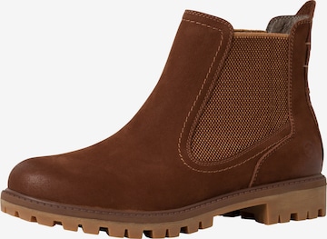 Chelsea Boots Tamaris en marron : devant