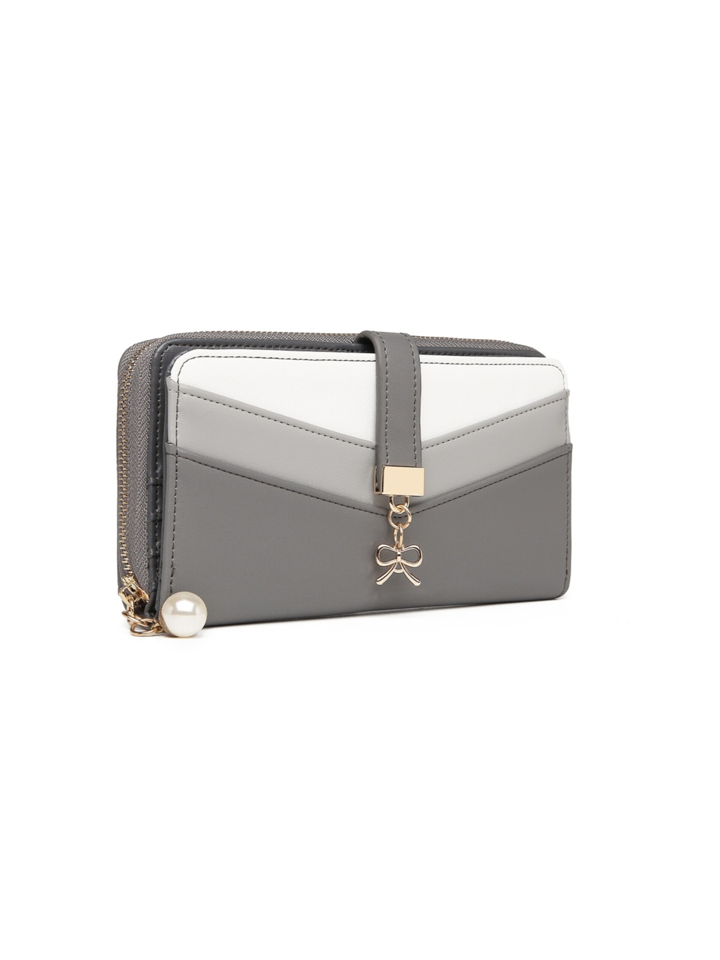 Miss Lulu Wallet in Grey