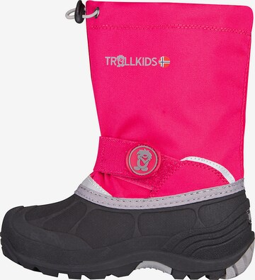 TROLLKIDS Snow Boots 'Telemark' in Pink: front