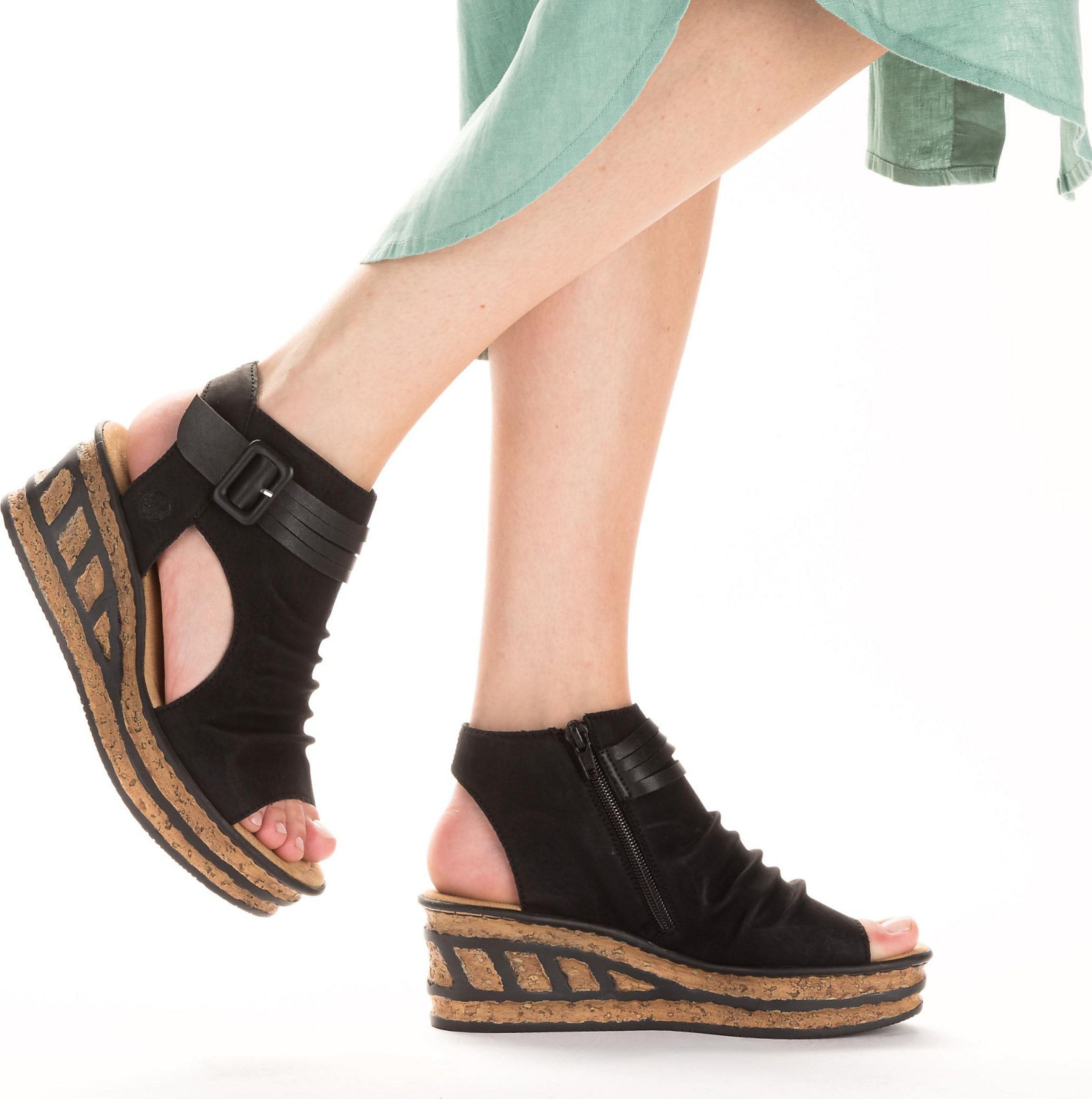 Sandales Rieker en noir