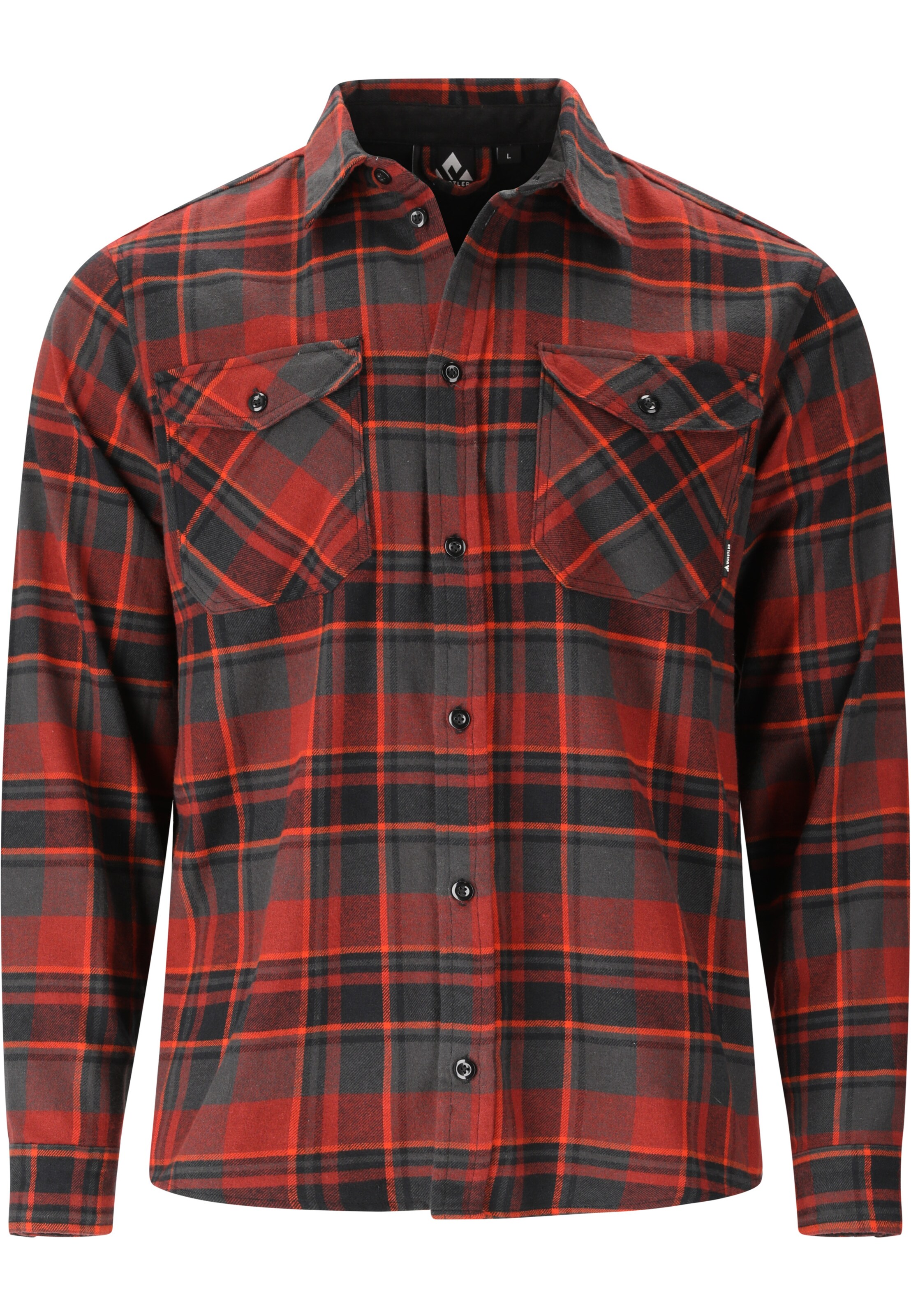 Whistler Regular Fit Hemd 'Bargo' in Rot: Vorderseite