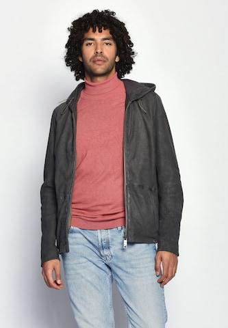 Maze Between-Season Jacket 'Baton ' in Grey: front