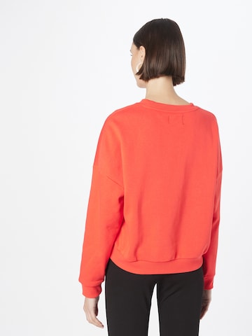 PIECESSweater majica - crvena boja
