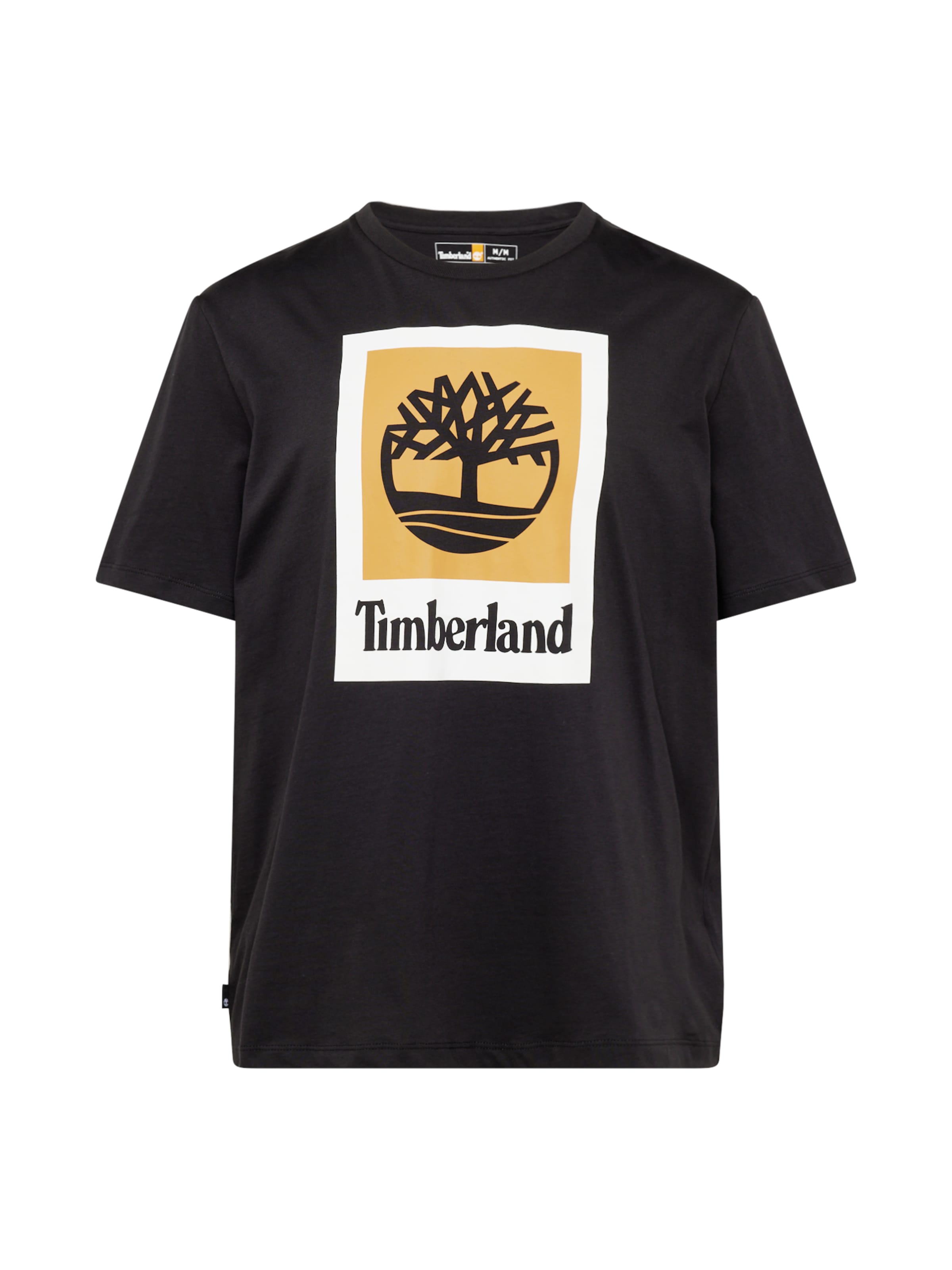 TIMBERLAND Тениска в черно: отпред