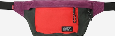 LEVI'S Sacs banane en vert / violet foncé / rouge clair, Vue avec produit