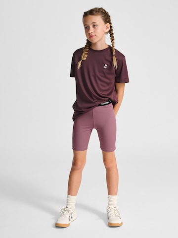 Hummel Skinny Sportsbukser 'Pulse' i lilla