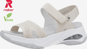 Sandales de randonnée Rieker Sport en beige : devant