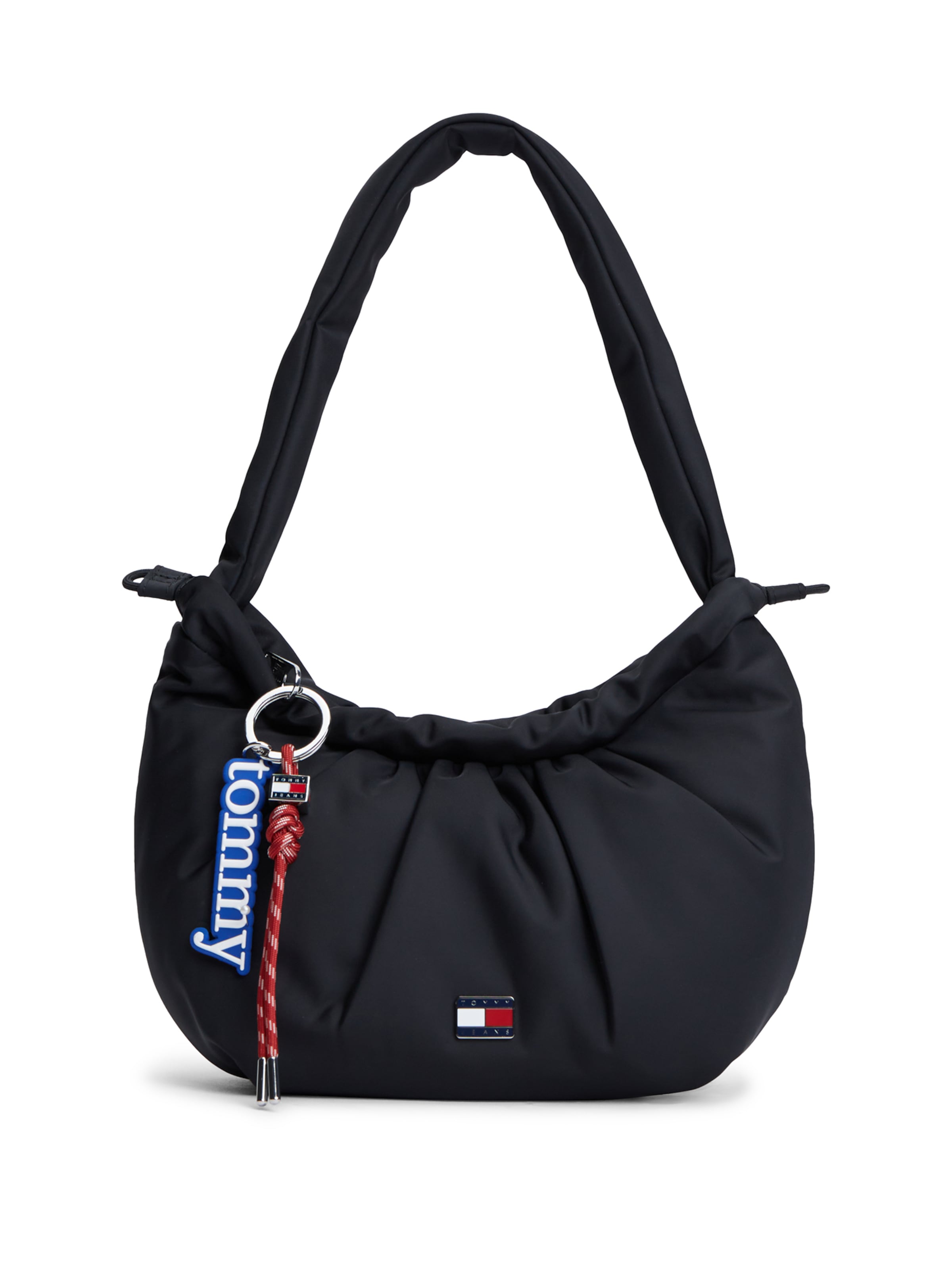 Geantă de umăr de la Tommy Jeans pe negru: față