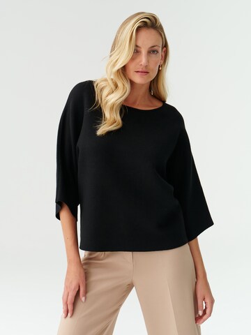 TATUUM Sweater 'RAFIA' in Black: front