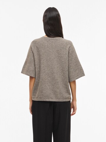 VILA Sweater 'VILIGA' in Brown