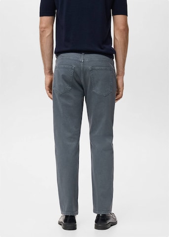 MANGO MAN Tapered Jeans 'Ben' in Grau