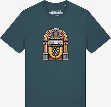 Watapparel Shirt 'Jukebox' in Groen: voorkant