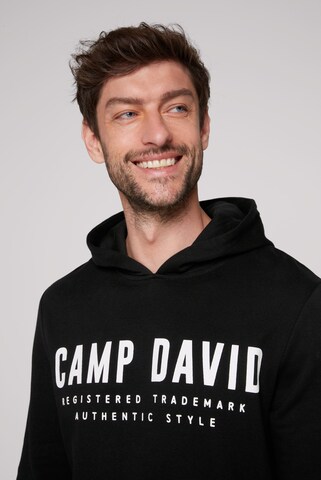 CAMP DAVID Sweatshirt in Schwarz