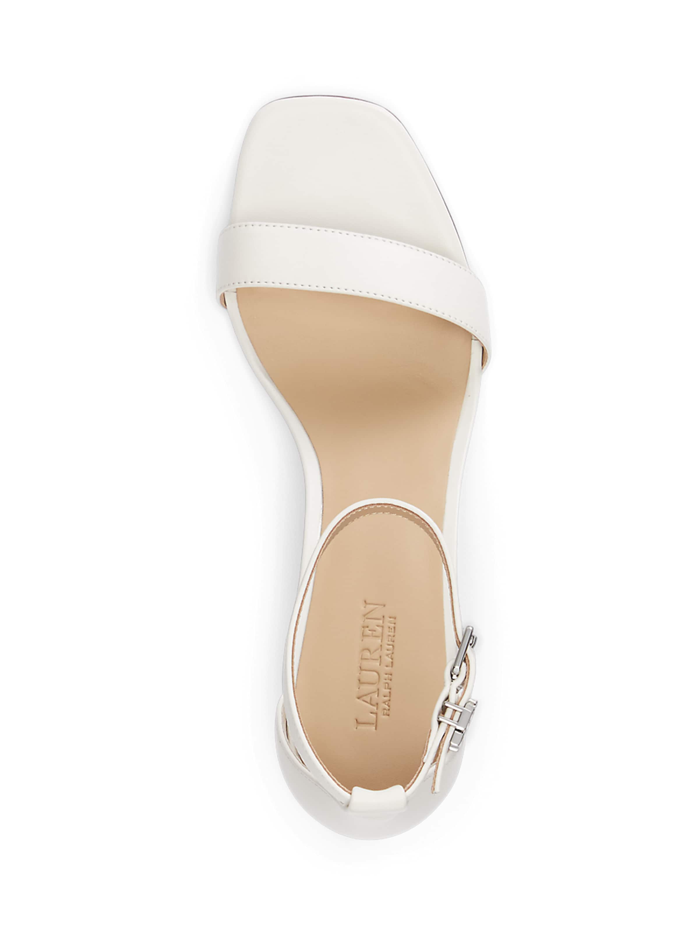 Lauren Ralph Lauren Σανδάλι με λουράκια 'LOGAN' σε λευκό