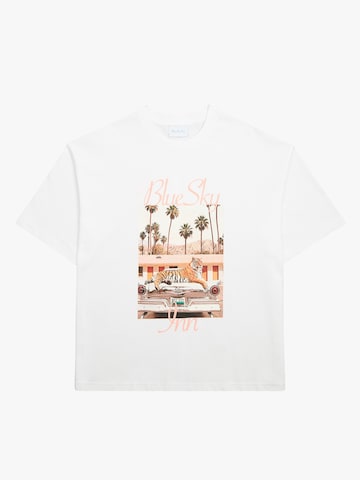 T-Shirt 'Tiger' BLUE SKY INN en blanc : devant