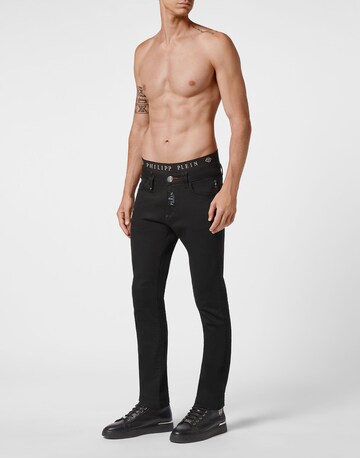 Philipp Plein Slimfit Jeans in Schwarz