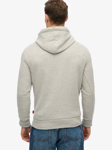 Sweat-shirt Superdry & Co en gris : derrière