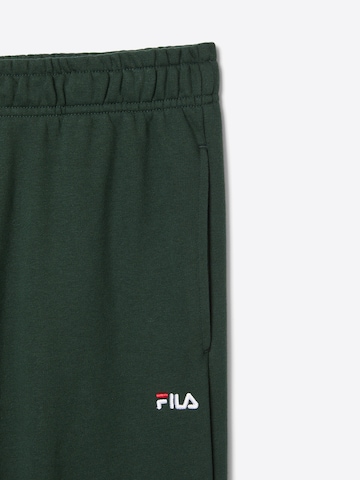 FILA Regular Housut 'LUNIGO sweat pants' värissä vihreä