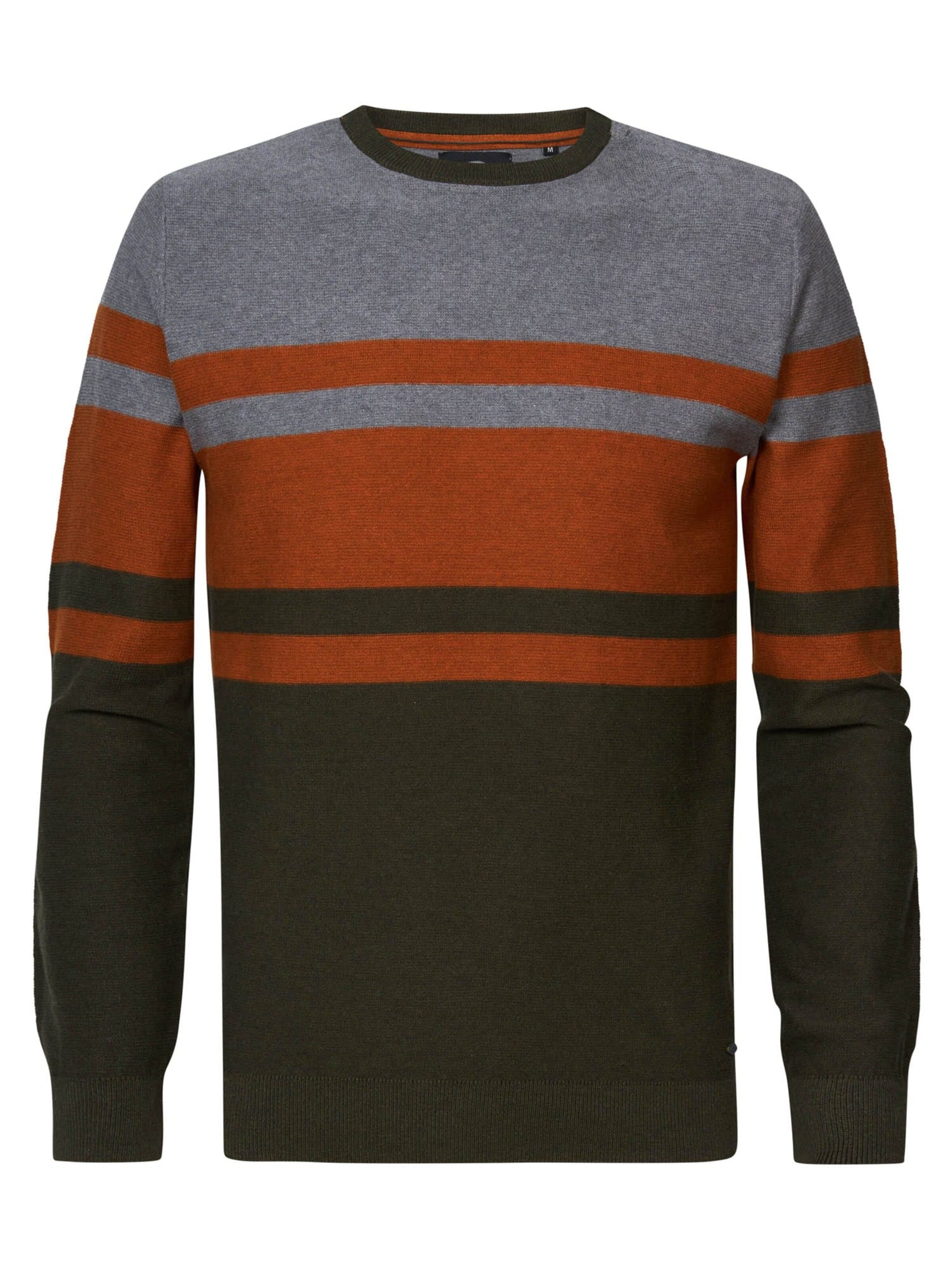 PETROL INDUSTRIES MEN Sweater in Green: front