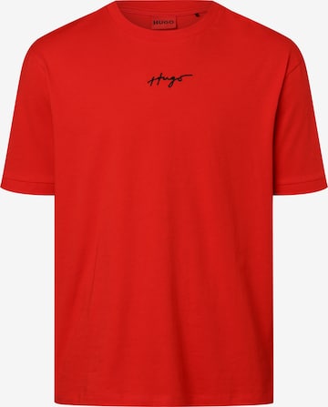 HUGO Red Shirt 'Dontevideo' in Red: front