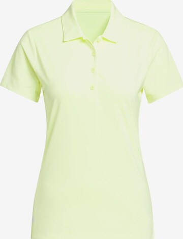 ADIDAS GOLF Performance shirt 'Ultimate365' in Yellow: front