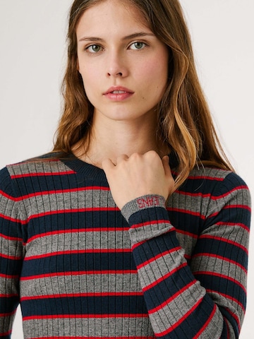 Pepe Jeans Gebreide jurk 'Clarisse' in Blauw