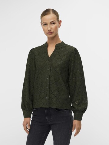 OBJECT Blouse in Groen: voorkant