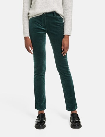 GERRY WEBER tavaline Püksid, värv roheline: eest vaates