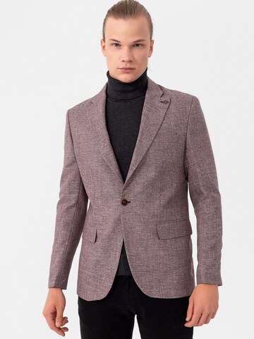Regular fit Sacou de la Daniel Hills pe roșu: față