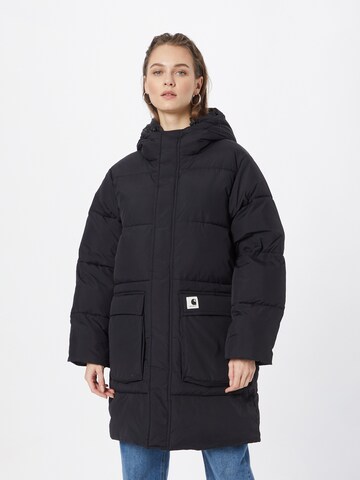 Carhartt WIP Vinterkappa 'Erie' i svart: framsida