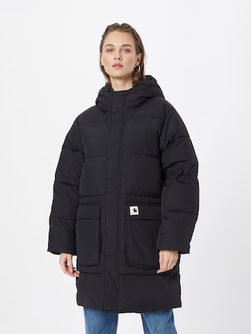 Carhartt WIP Winter Coat 'Erie' in Black: front