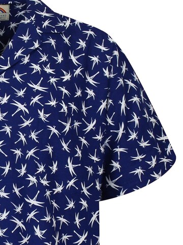 Regular fit Camicia 'Tom Selleck Dragonfly' di Paradise Found in blu