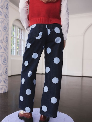 Wide Leg Jean Cath Kidston en bleu