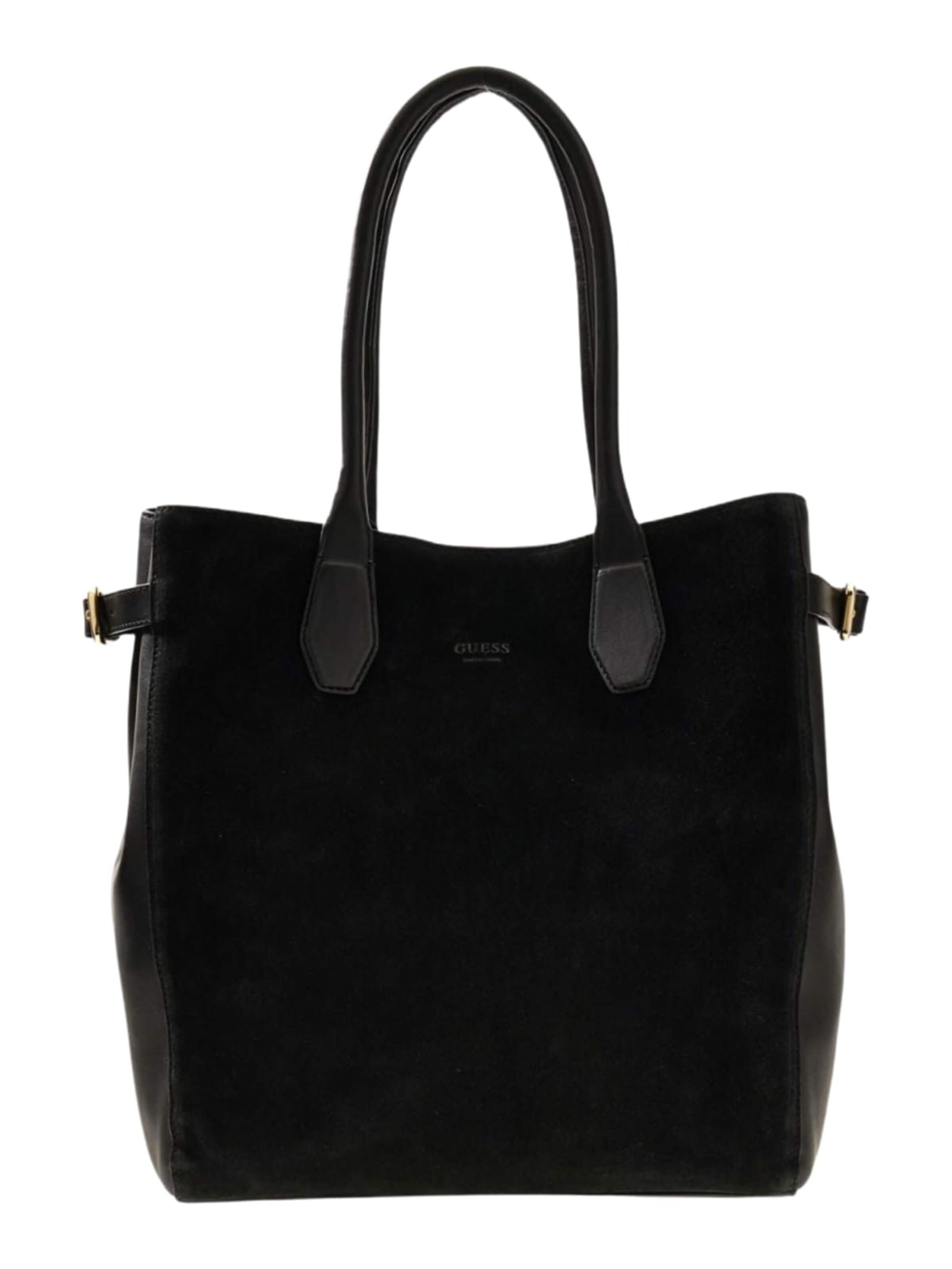 Cabas 'Guess Cabas Anitha Large Tote Black' GUESS en noir : devant